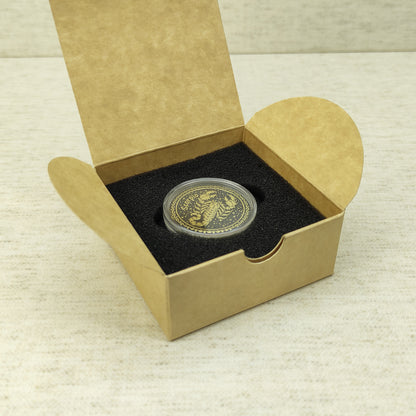 Brass Scorpio Zodiac Coin with Personalization – Premium Astrological Gift