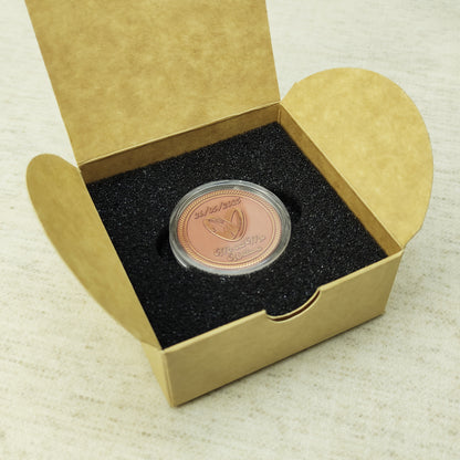 Personalized Copper Wedding Coin – Custom Anniversary and Wedding Gift